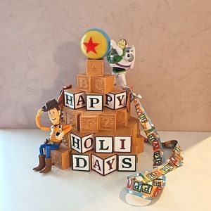 Disney Holiday Buzz Lightyear Woody Toy Story Limited Edition